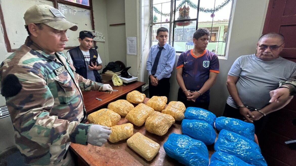 Incautan más de 16 kilos de cocaína en bus interprovincial en San Martín