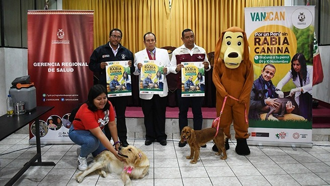 Lambayeque: Minsa vacunará contra la rabia a 90 000 perros