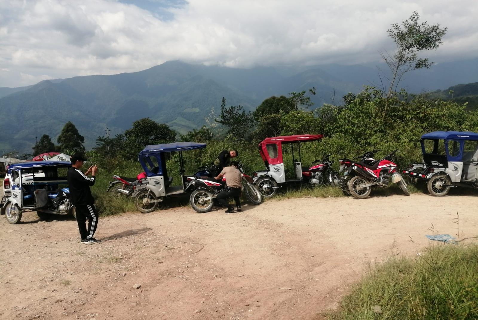 Luya: Exitoso mega Operativo en San Juan de Providencia: Policía Nacional recupera ocho vehículos robados