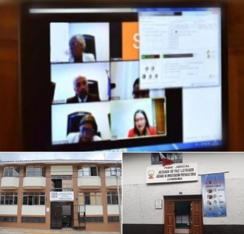 Órganos Jurisdiccionales de las sub sedes de Rodríguez de Mendoza y Leymebamba realizan audiencias