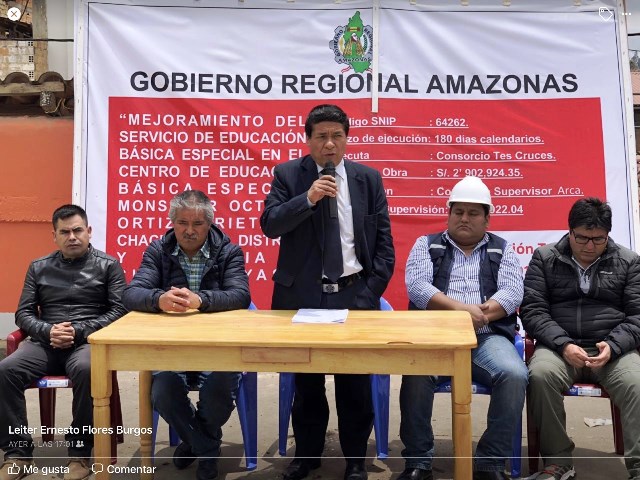 GOREA iniciÃ³ la construcciÃ³n del nuevo centro educativo bÃ¡sico especial de Chachapoyas 