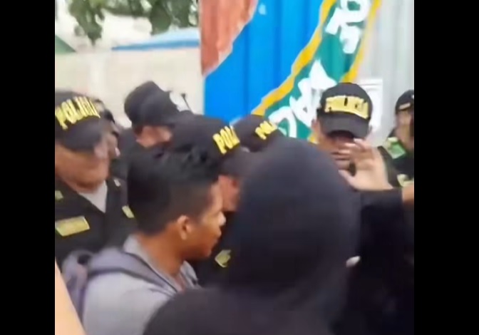 Bagua: Estudiantes de la Universidad de Bagua se enfrentan a la Policía y exigen salida de comisión organizadora