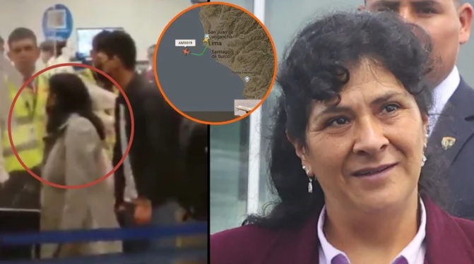 Lilia Paredes y sus hijos abordaron aviÃ³n y estÃ¡n rumbo a MÃ©xico para asilarse