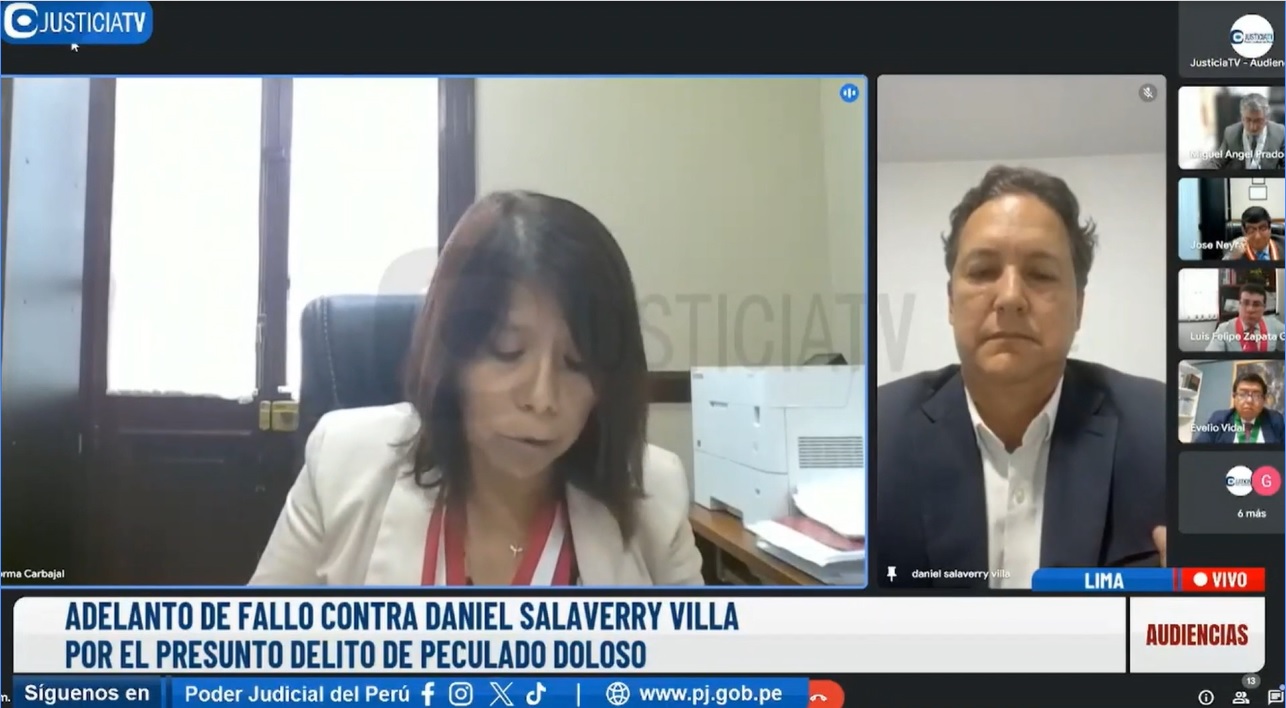 Cárcel para Daniel Salaverry: PJ condenó a ocho años de prisión efectiva al expresidente del Congreso