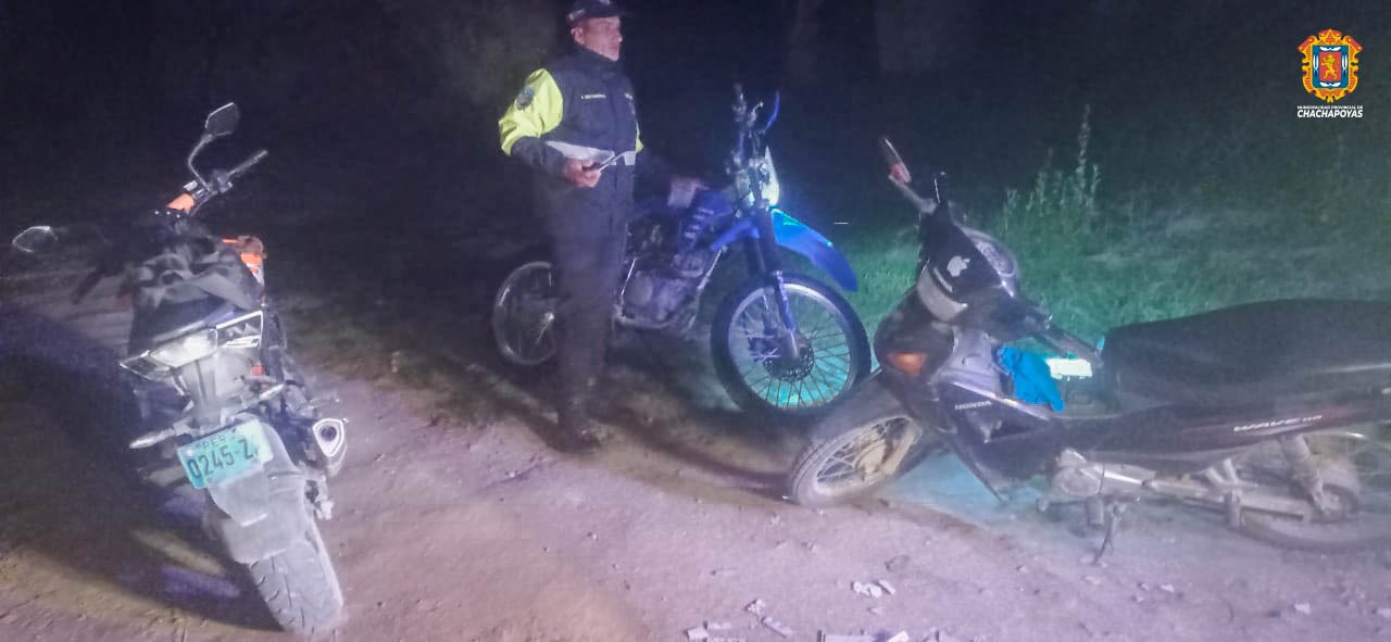 Eficaz acción conjunta entre Serenazgo y PNP de Chachapoyas frustra robo y recupera motocicleta