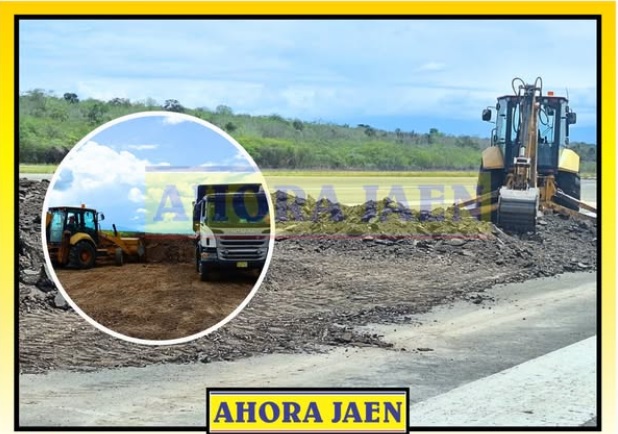 Contratista y supervisora acuerdan suspender trabajos en la pista del aeropuerto de Jaén desde el 14 de febrero al 15 de marzo por lluvias