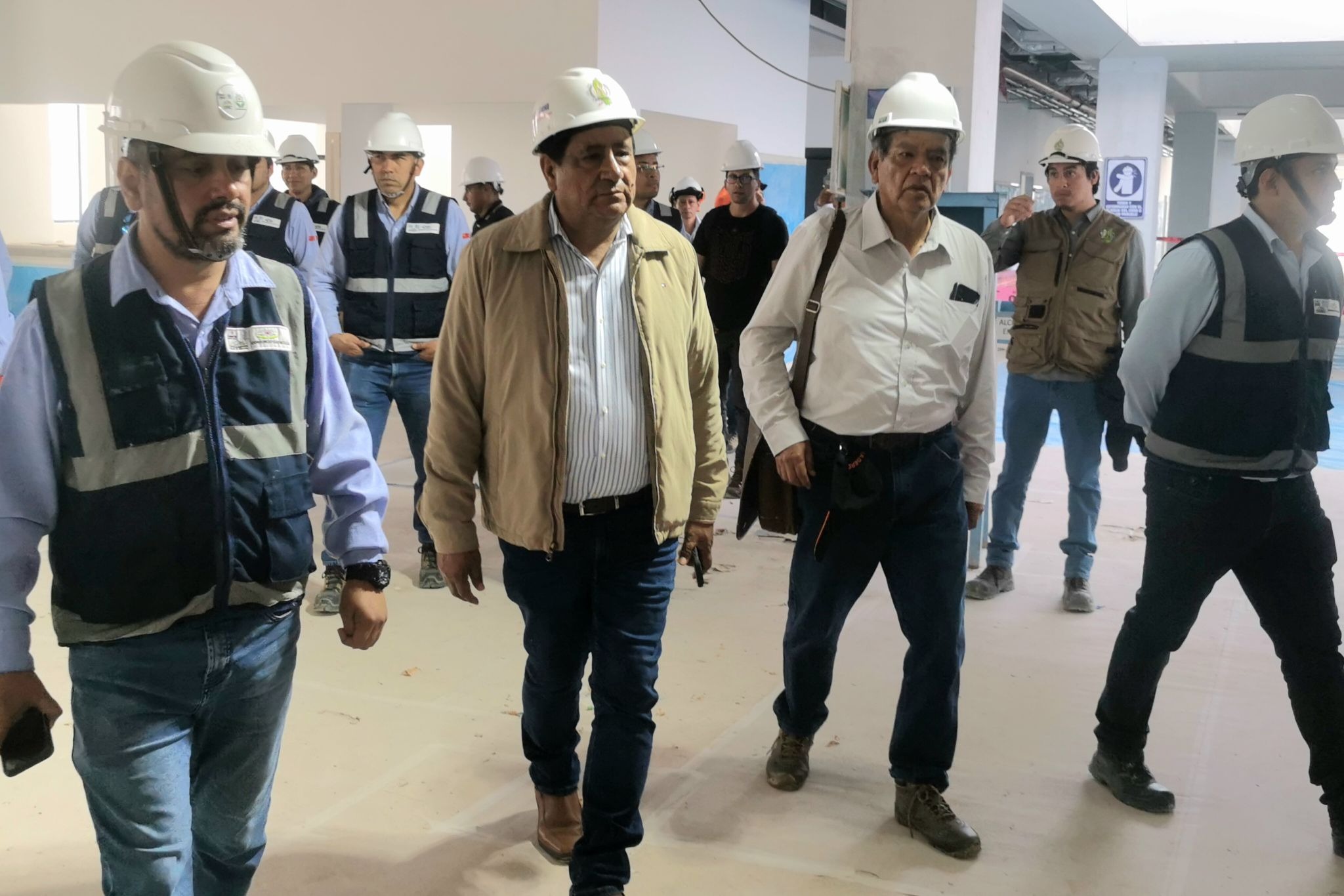 Gobernador de Amazonas supervisa avance de obras en el nuevo hospital María Auxiliadora en Rodríguez de Mendoza