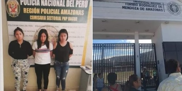PNP captura en delito de flagrancia a suplantadores en examen desarrollado en la Universidad de Bagua y Fiscal los libera