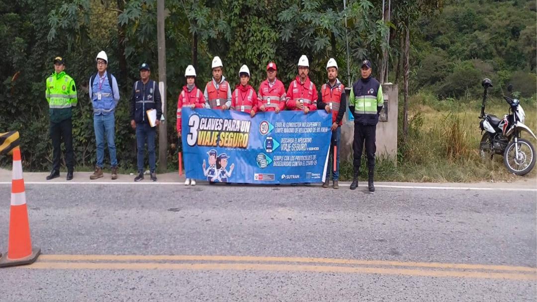 Plan Viaje Seguro Fiestas Patrias: Sutran Amazonas realiza operativo en la carretera Fernando BelaÃºnde Terry