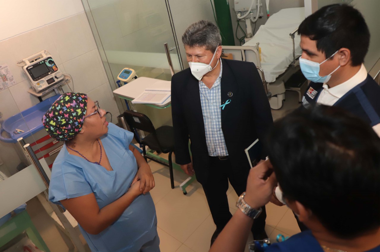 DIRESA Amazonas supervisa atenciÃ³n en hospital Santiago ApÃ³stol de Utcubamba