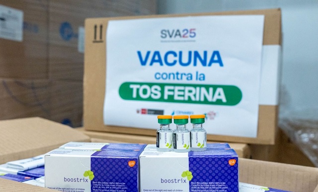 Tos ferina: cerca de dos millones de vacunas fueron distribuidas a todos los centros de salud del país