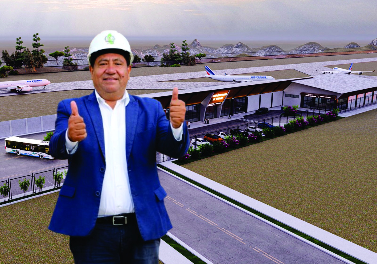 Gilmer Horna proyecta transformar el Aeródromo «El Valor» en un aeropuerto estratégico para el Perú