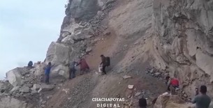Chachapoyas: Deslizamiento bloquea vía Balsas - Leymebamba mientras pedidos de ayuda siguen sin respuesta