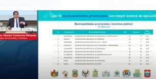 Municipalidad Provincial de Luya - Lámud destaca a nivel nacional por su eficiente ejecución presupuestal