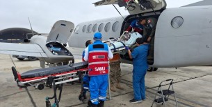 En lo que va del año, el Minsa realizó el traslado aeromédico de 60 pacientes, dentro de ellos 44 niños y recién nacidos de todo el país