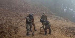 Amazonas: Combate a la minería ilegal detecta y destruye vía que favorecía el tráfico ilícito de minerales al Ecuador