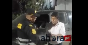 Ingeniero Víctor Pinedo es intervenido ebrio e insulta a policías en Chachapoyas