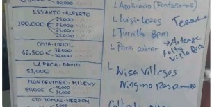 Los alcaldes y la pizarra acrÃ­lica de Kike Delgado