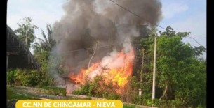 Condorcanqui: Devastador incendio en Chingamar subraya la urgente necesidad de una Compañía de Bomberos Voluntarios