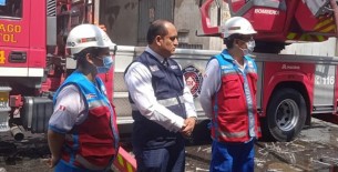 COE Salud del Minsa desplegó equipos en gestión de riesgo para brindar apoyo durante incendio en el jirón Ancash
