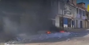 Huanta: población enardecida quema Fiscalía y amenazan con atentar contra Comisarías