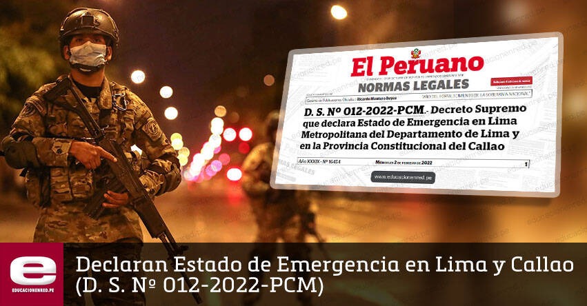 Estado de emergencia en Lima y Callao - Reina de la Selva